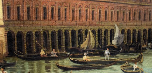 Antiquités - Venice, view of the Grand - Venetian artist late of the 19th century